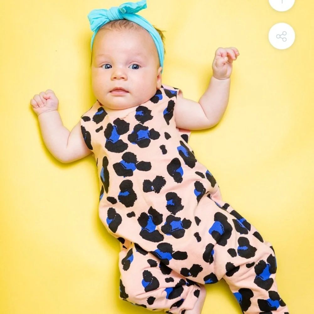 Joah Love Pink Cheetah Jumpsuit